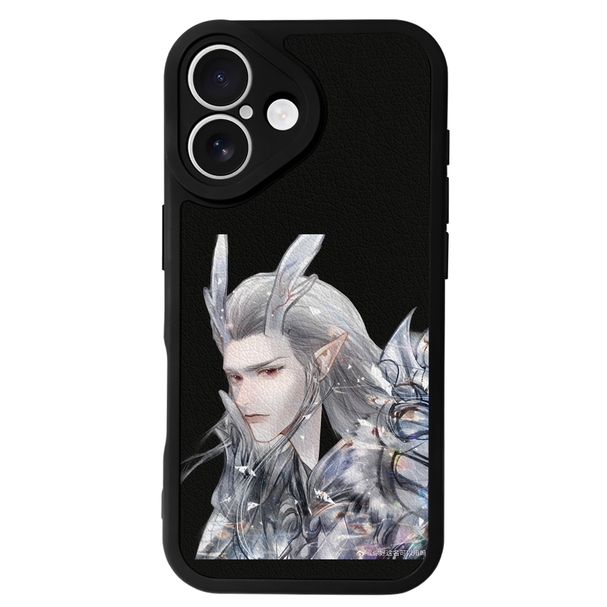 （画像用） Ne Zha 2 ナタ 魔童の大暴れ 【iPhone 16シリーズ対応】シリコンスマホケース（レザー調） 材質：シリコン